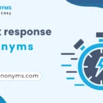 quick response synonyms