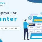 synonyms for counter