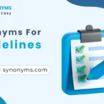 synonyms for guidelines