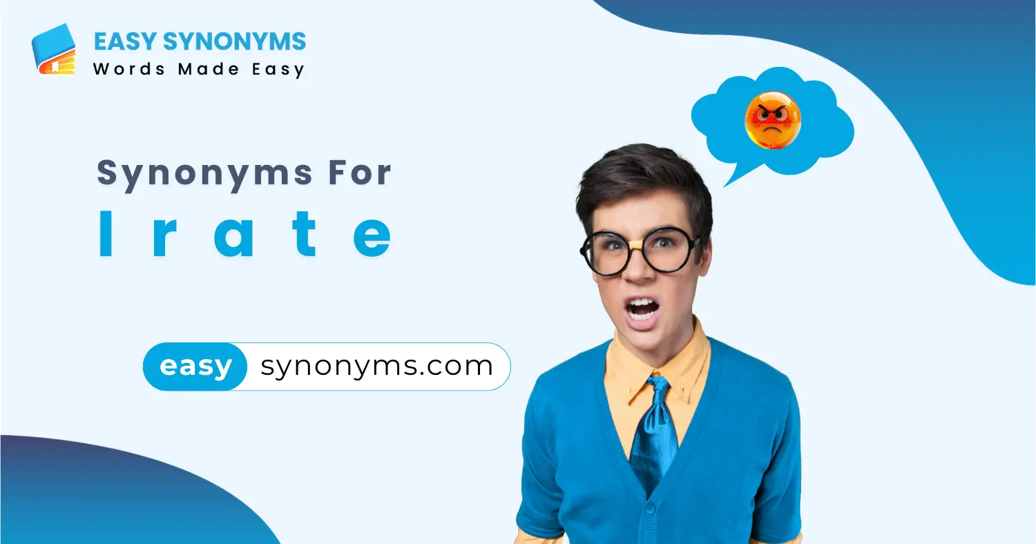 synonyms for irate