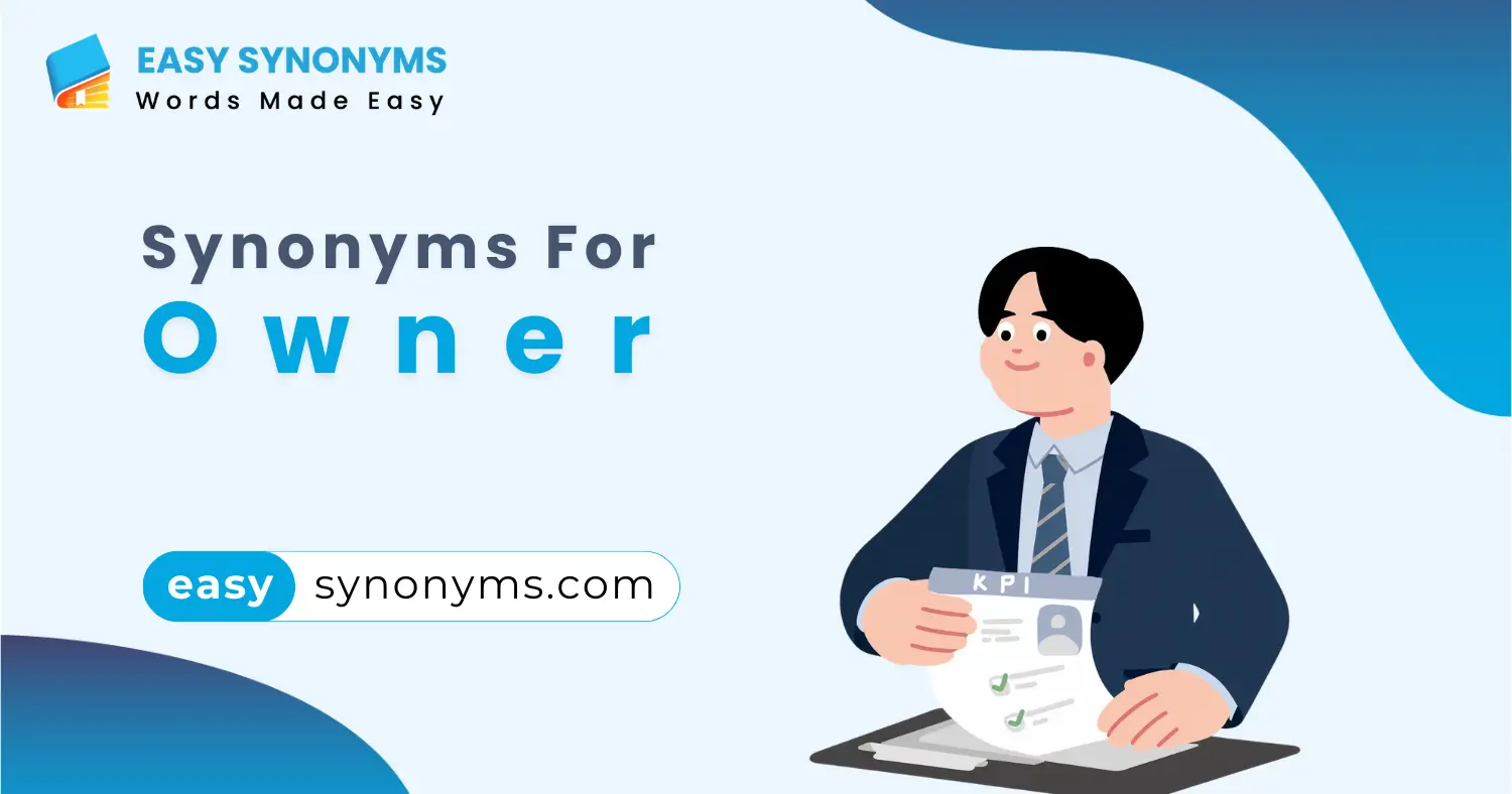 synonyms for owner