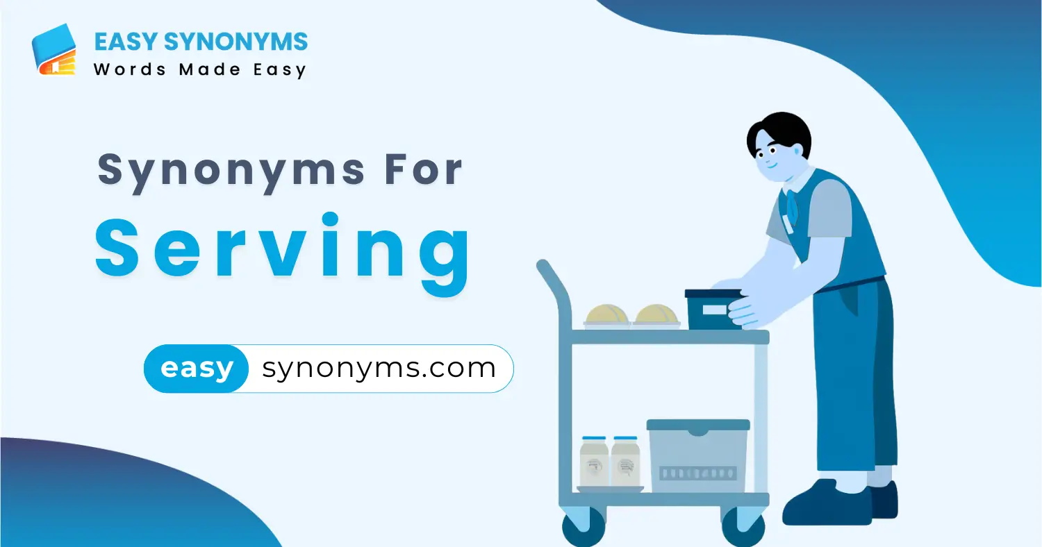 synonyms for serving