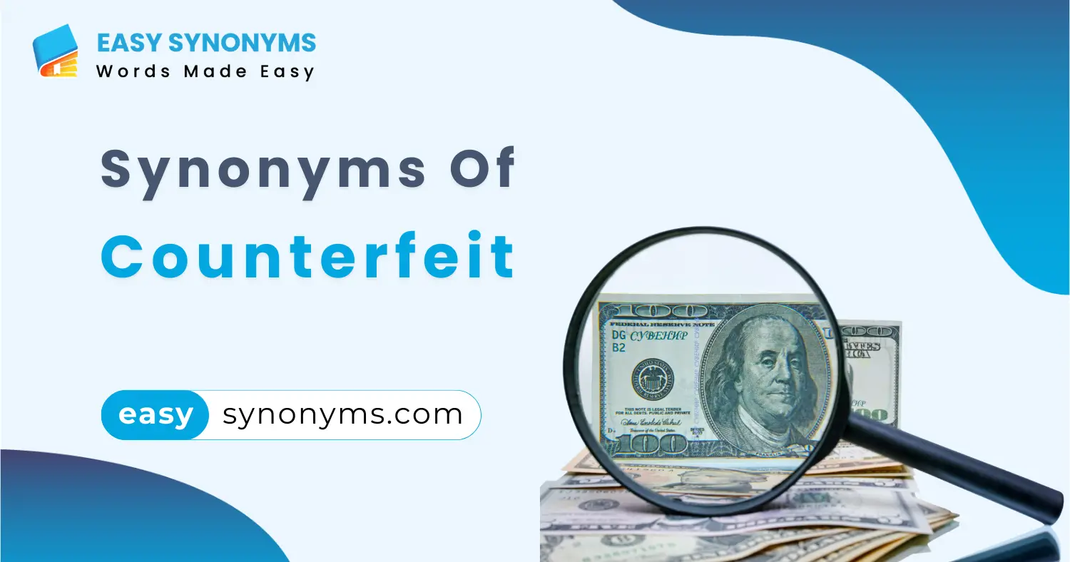 synonyms of counterfeit