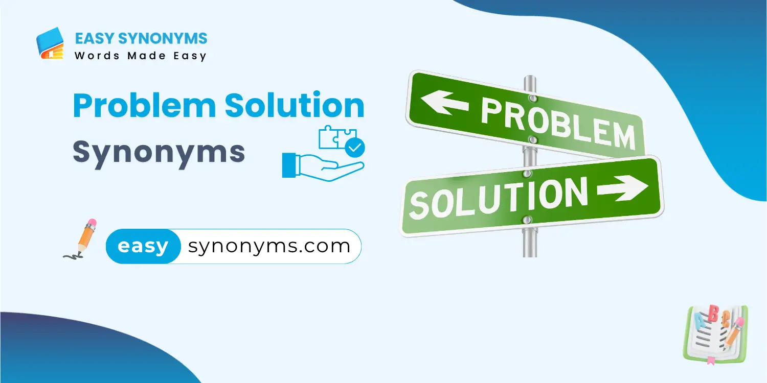 problem solution synonyms