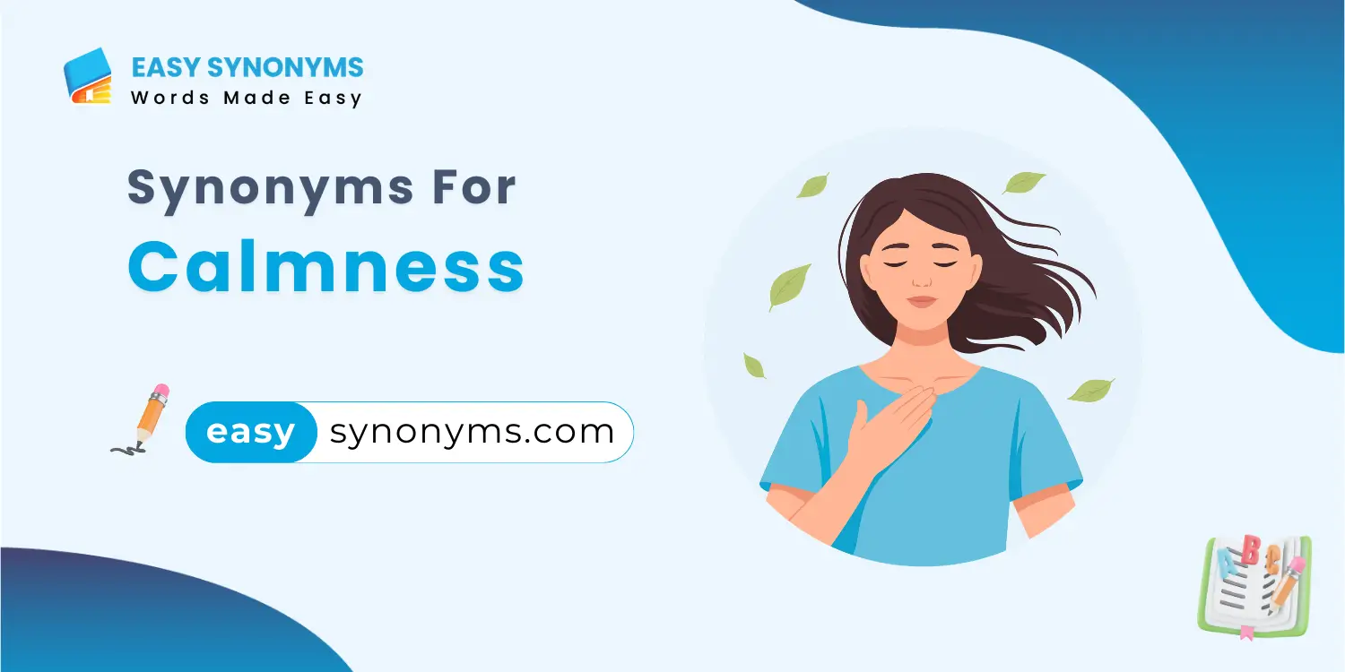 synonyms for calmness