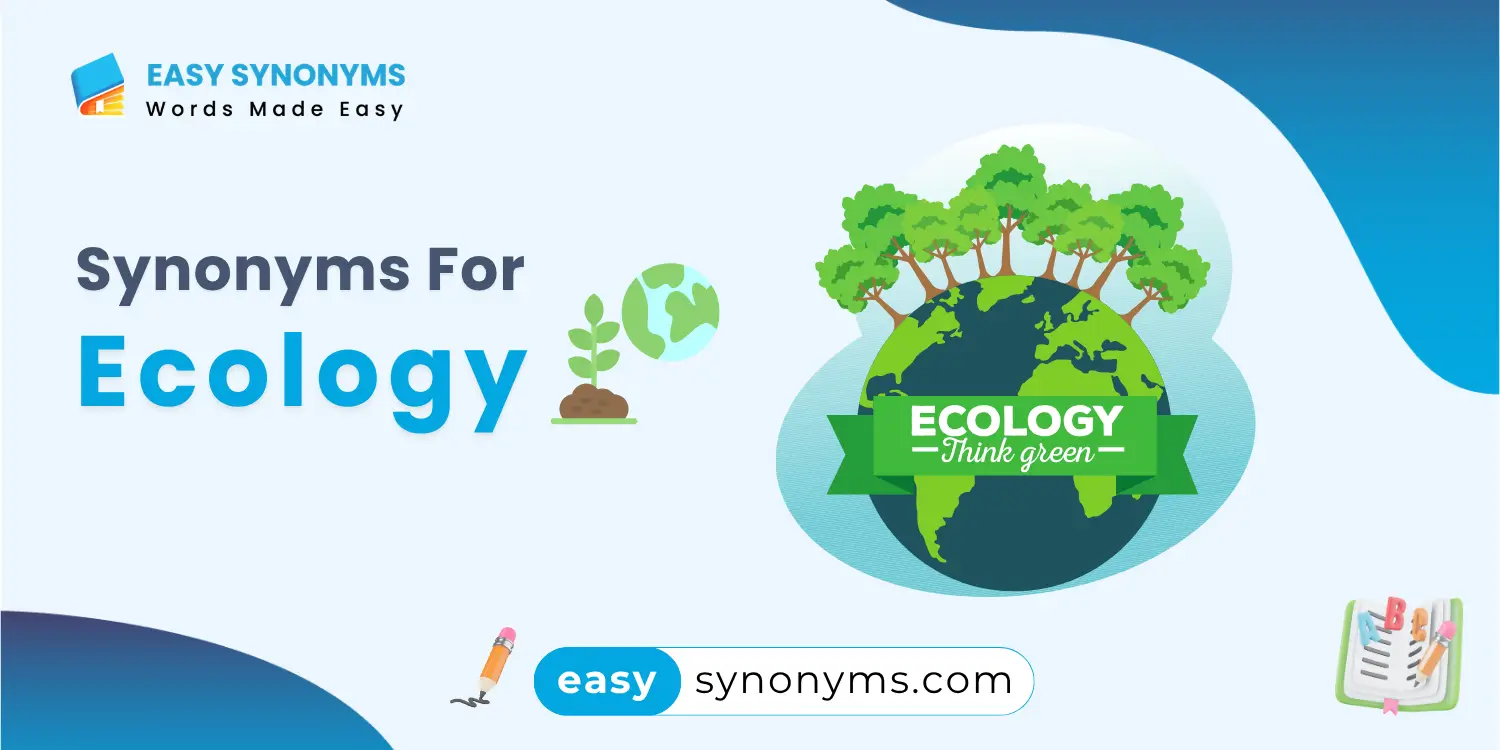 synonyms for ecology