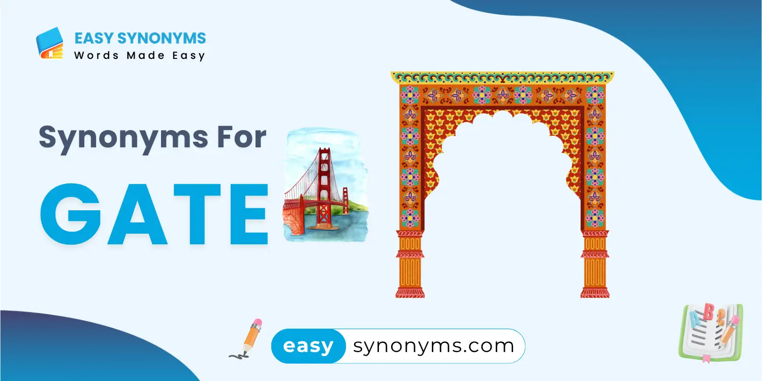 synonyms for gate