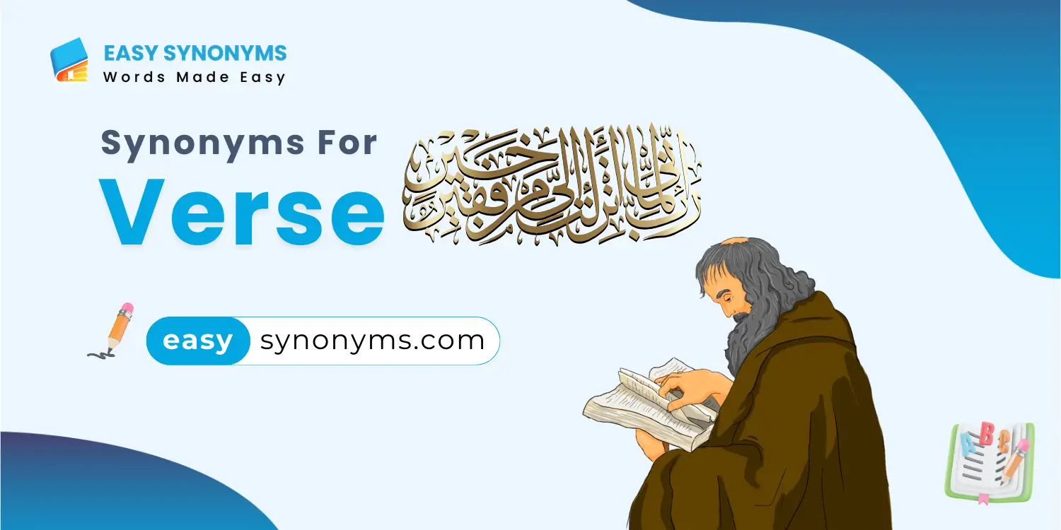 synonyms for verse