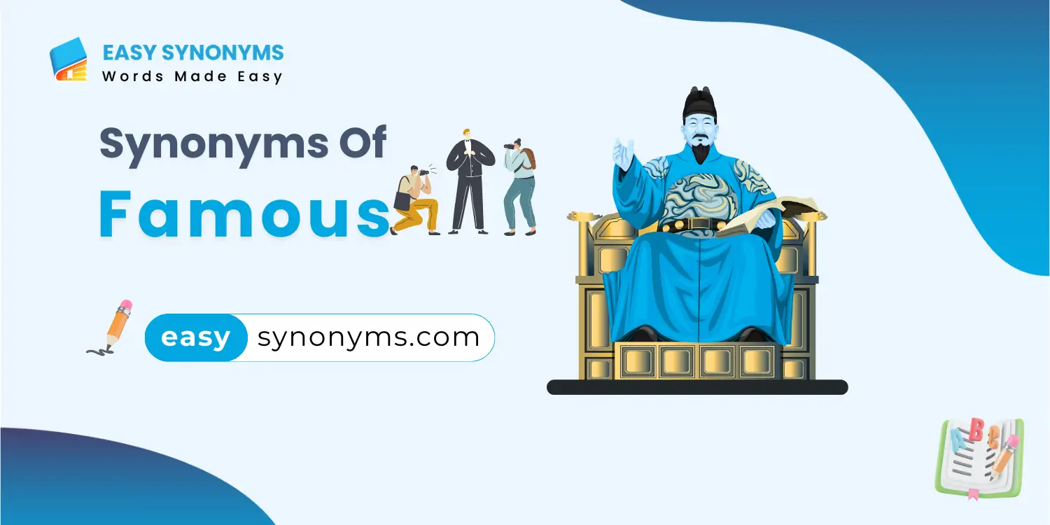 synonyms of famous
