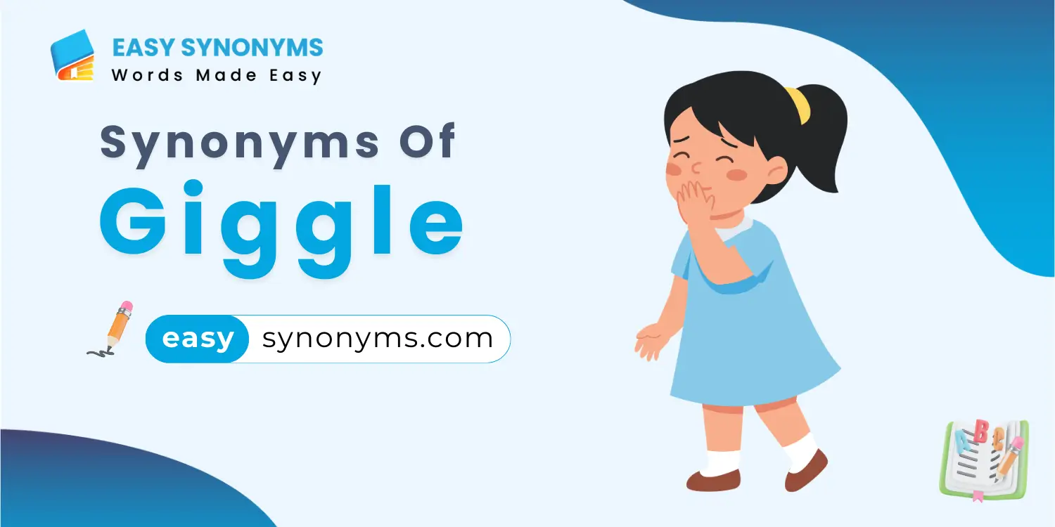 synonyms of giggle