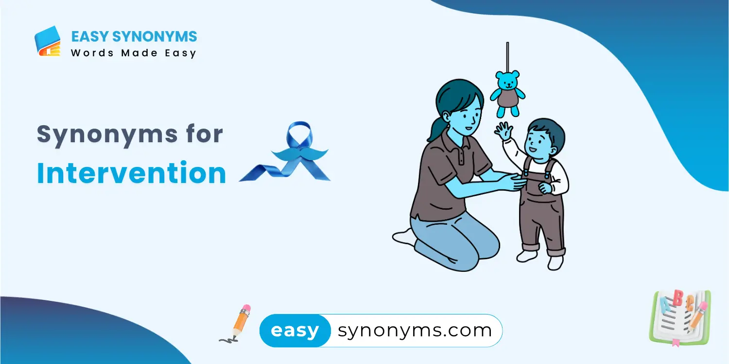 synonyms of intervention