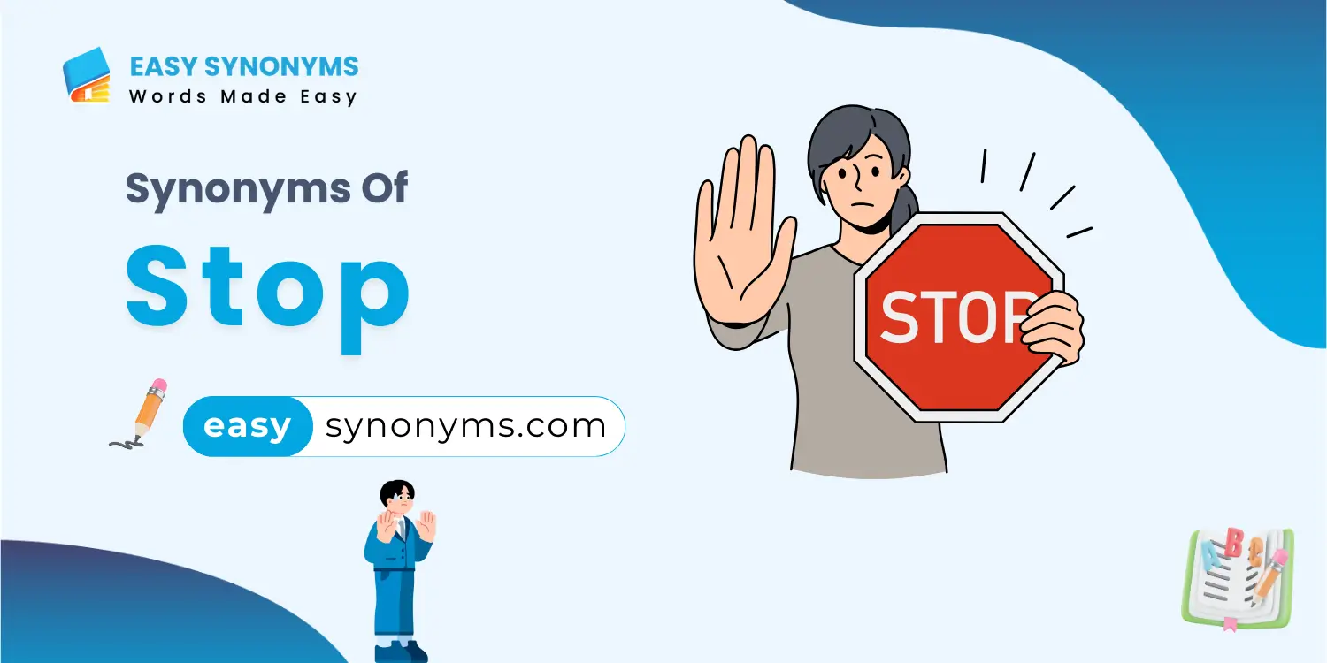 synonyms of stop
