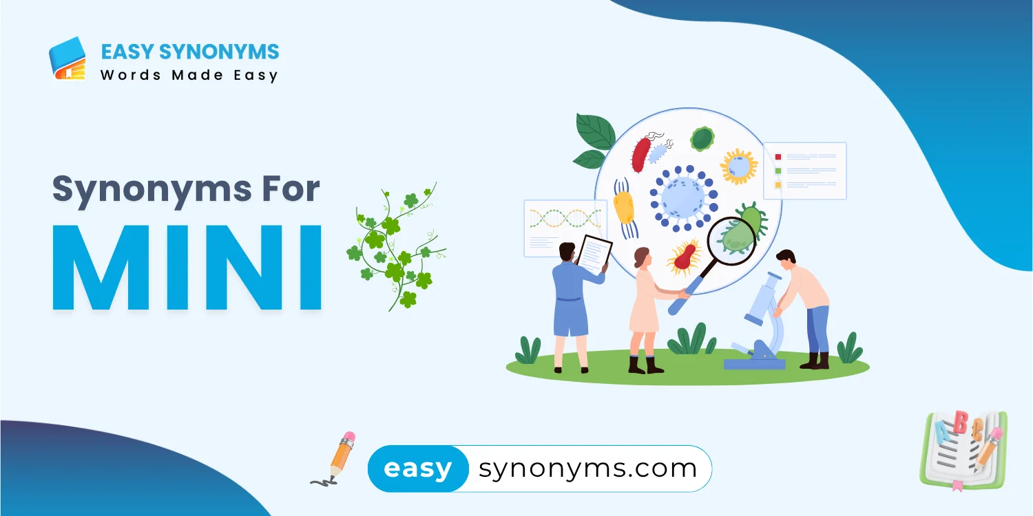 synonyms for mini