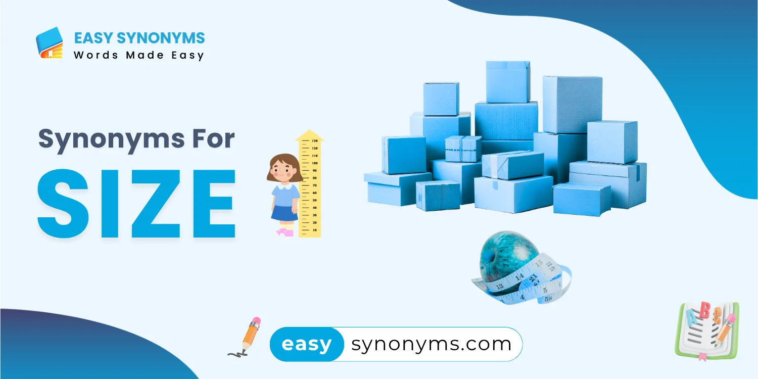synonyms for size