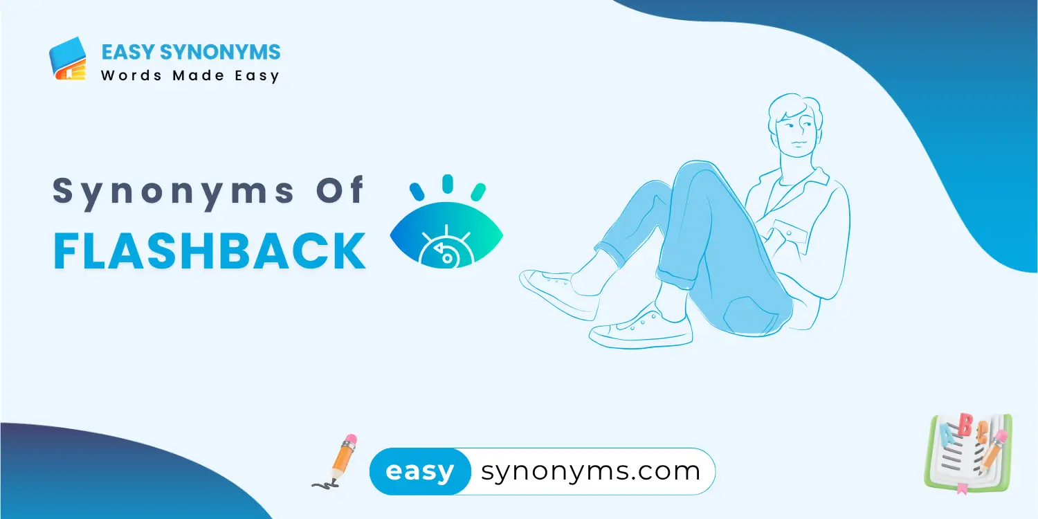 synonyms of flashback
