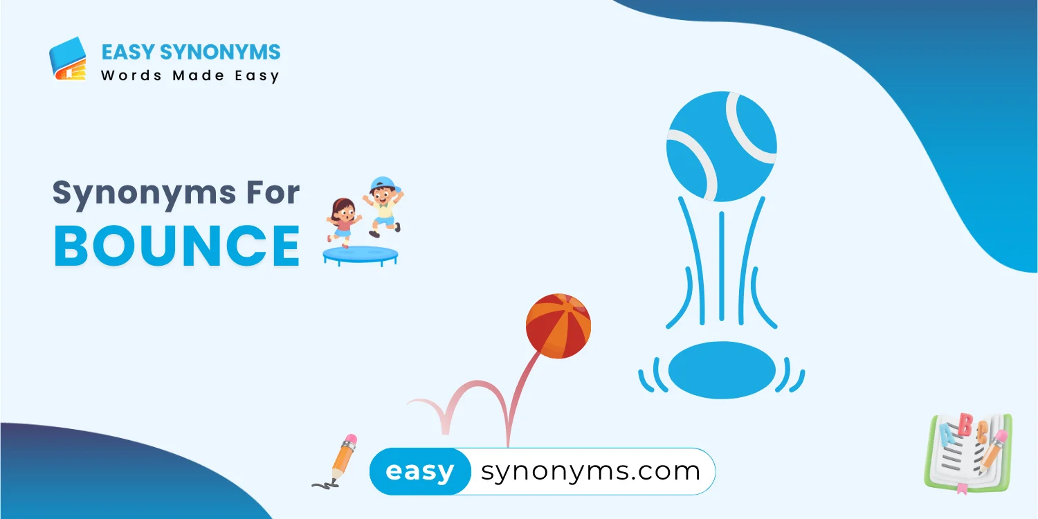 synonyms for bounce