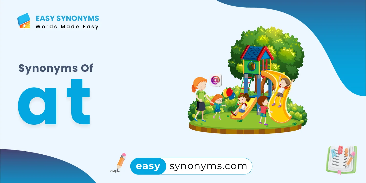 synonyms of at