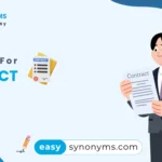 synonyms for contract