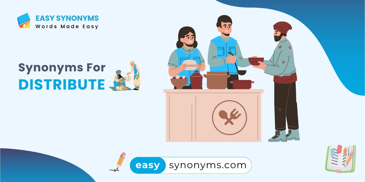 synonyms for distribute