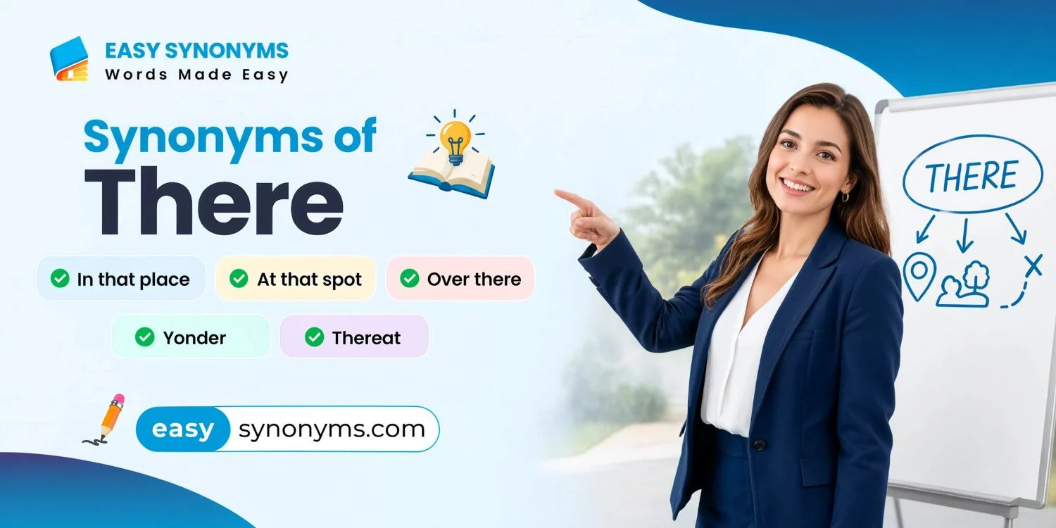 synonyms for there