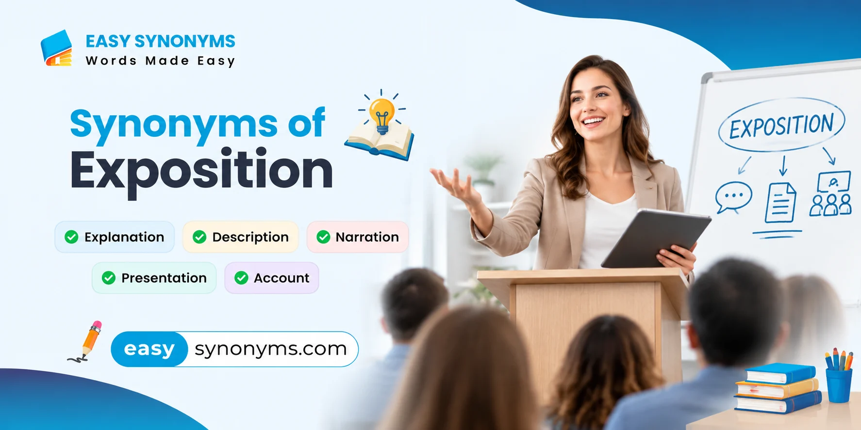 synonyms of exposition