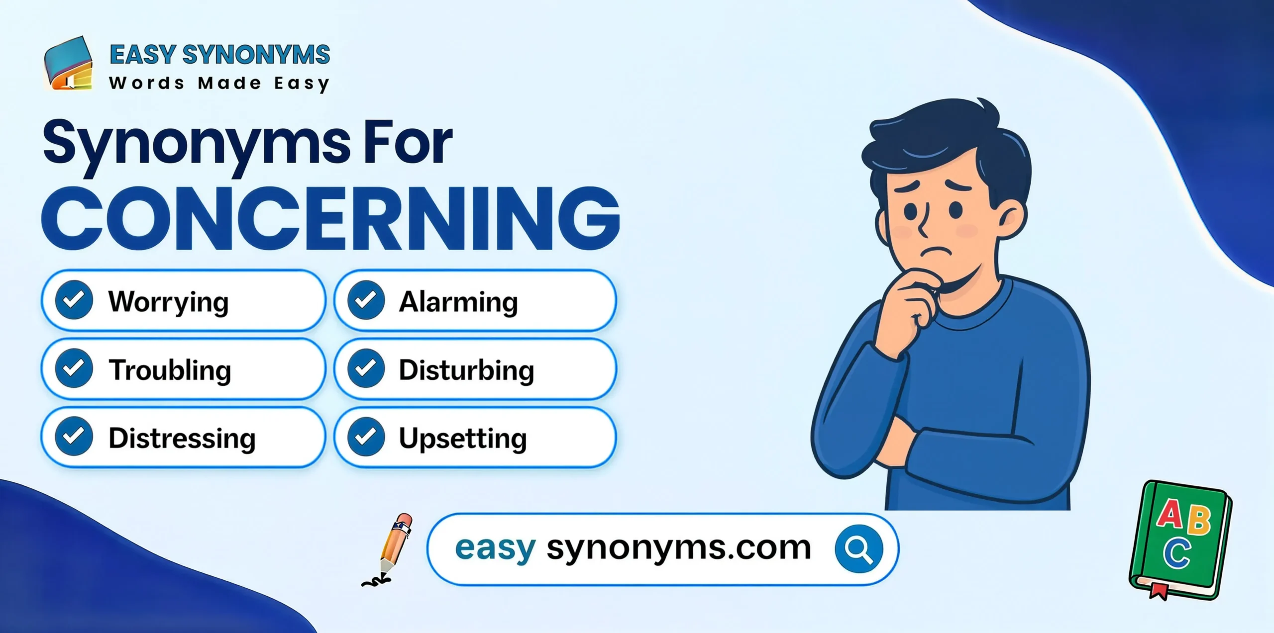 synonyms for concerning
