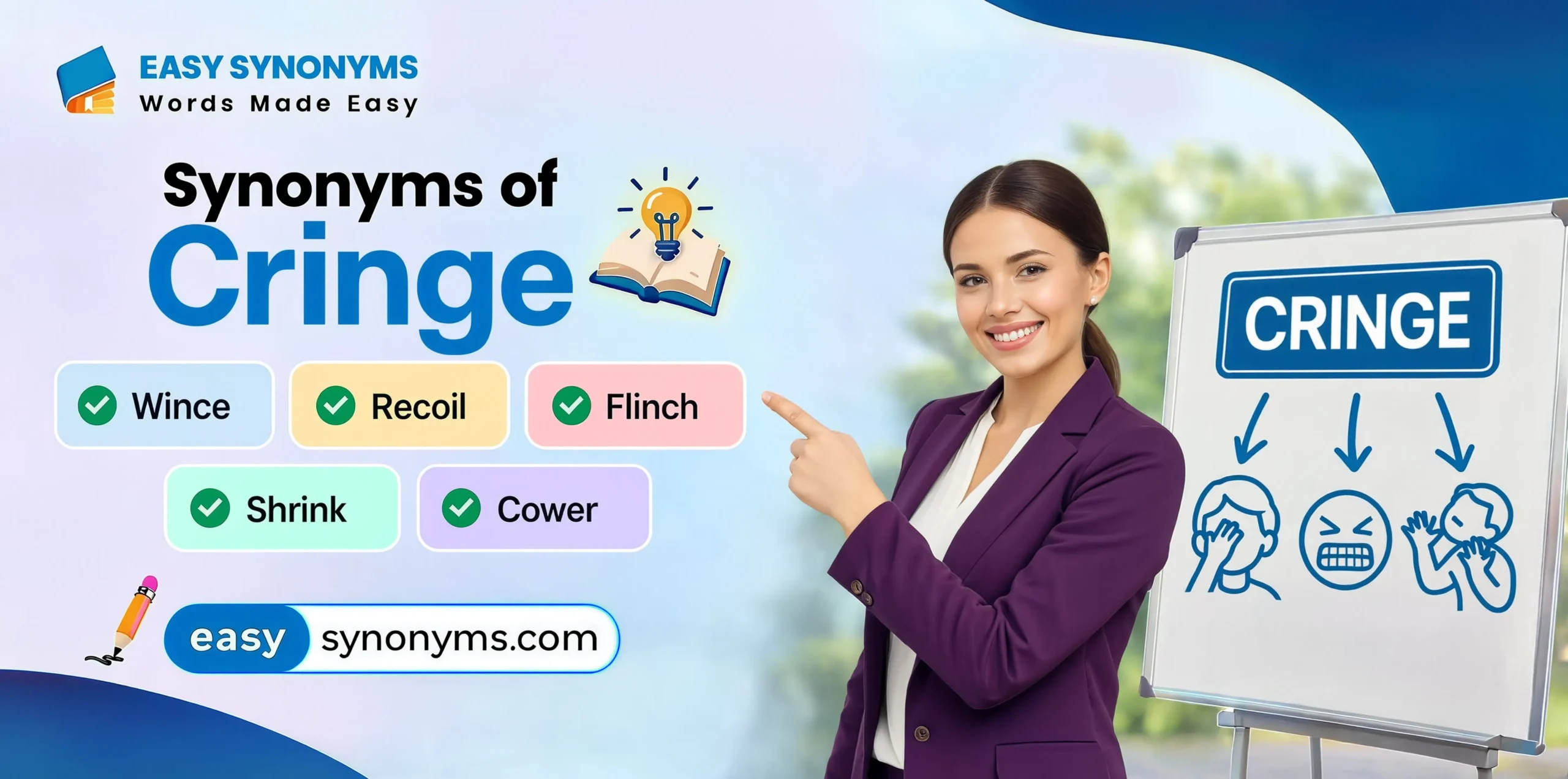 synonyms for cringe