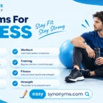 synonyms for fitness