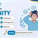 synonyms for insanity