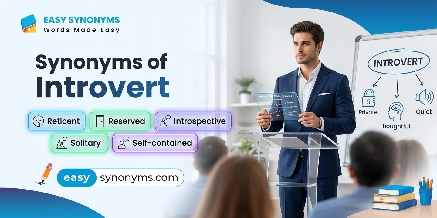 synonyms for introvert