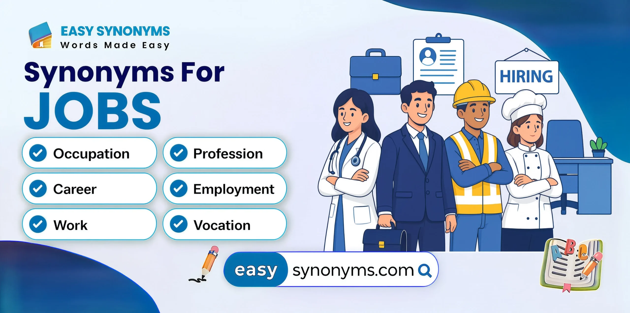 synonyms for jobs