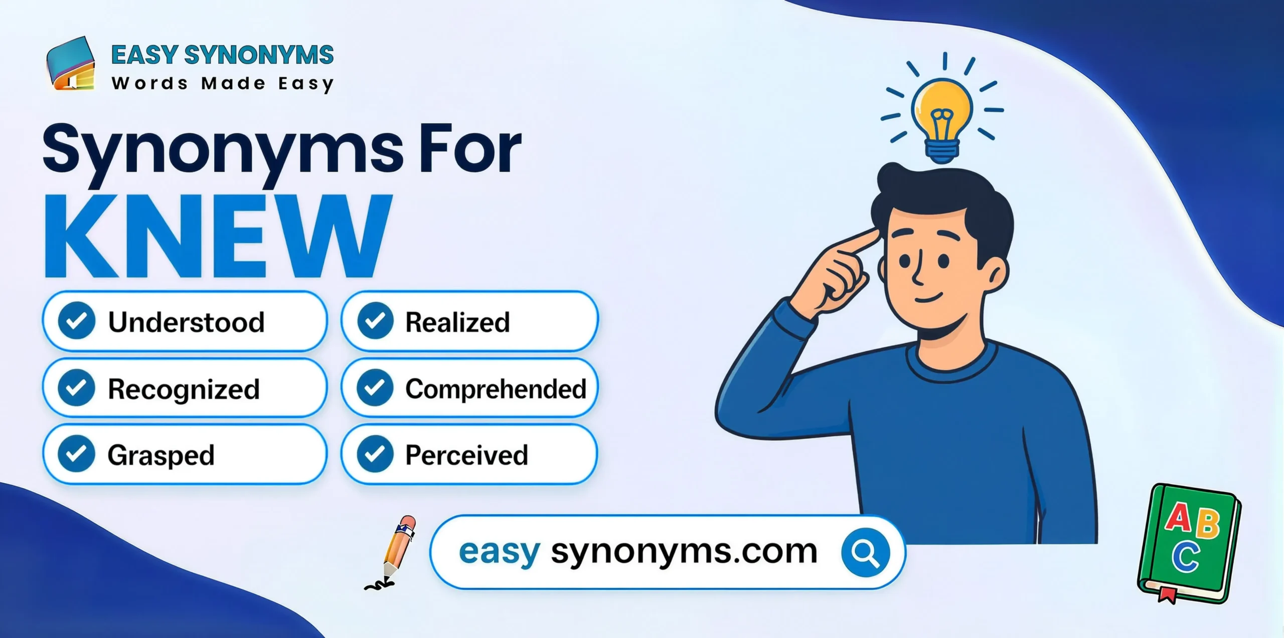 synonyms for knew