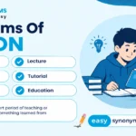 synonyms for lesson