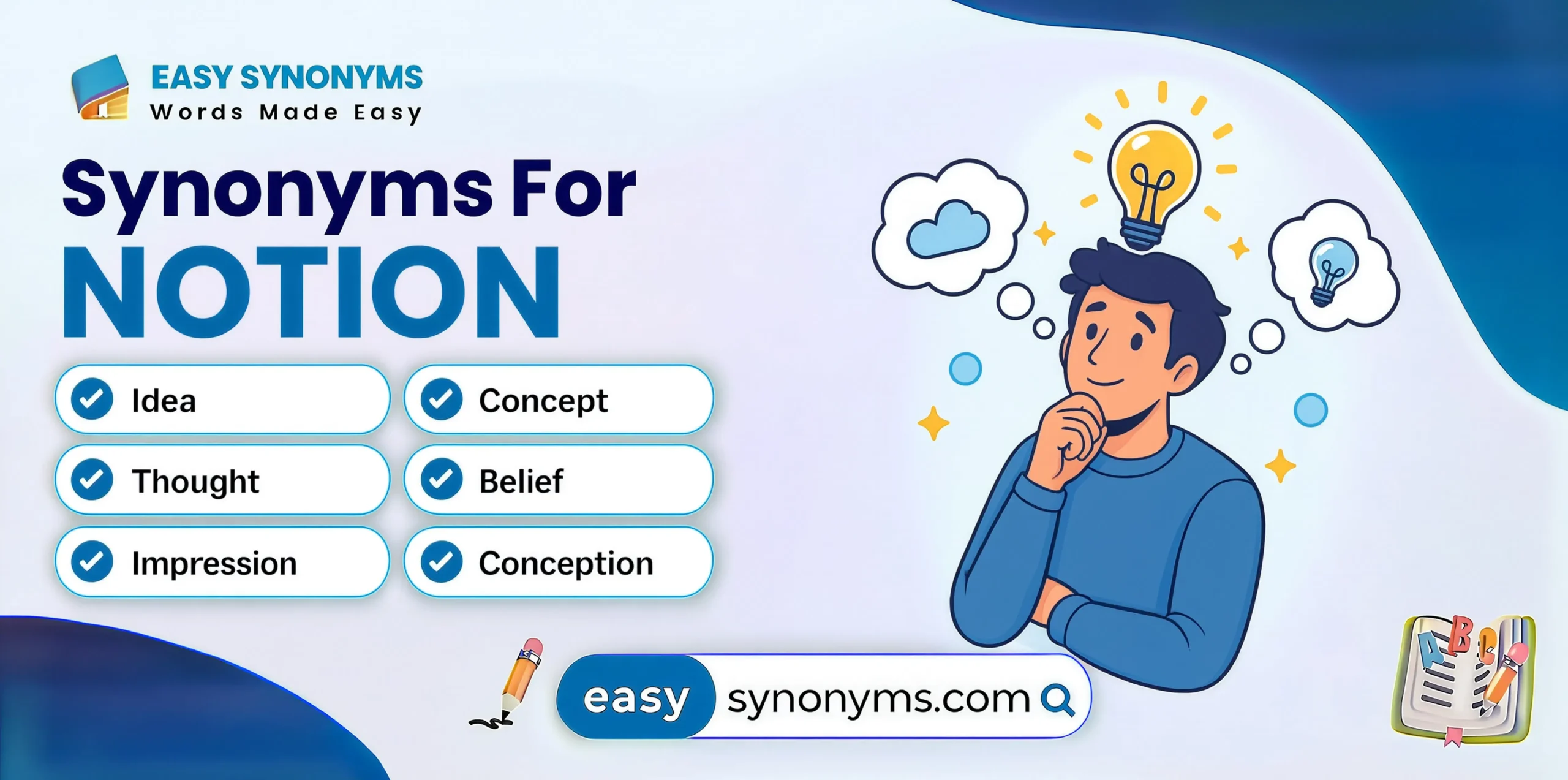 synonyms for notion