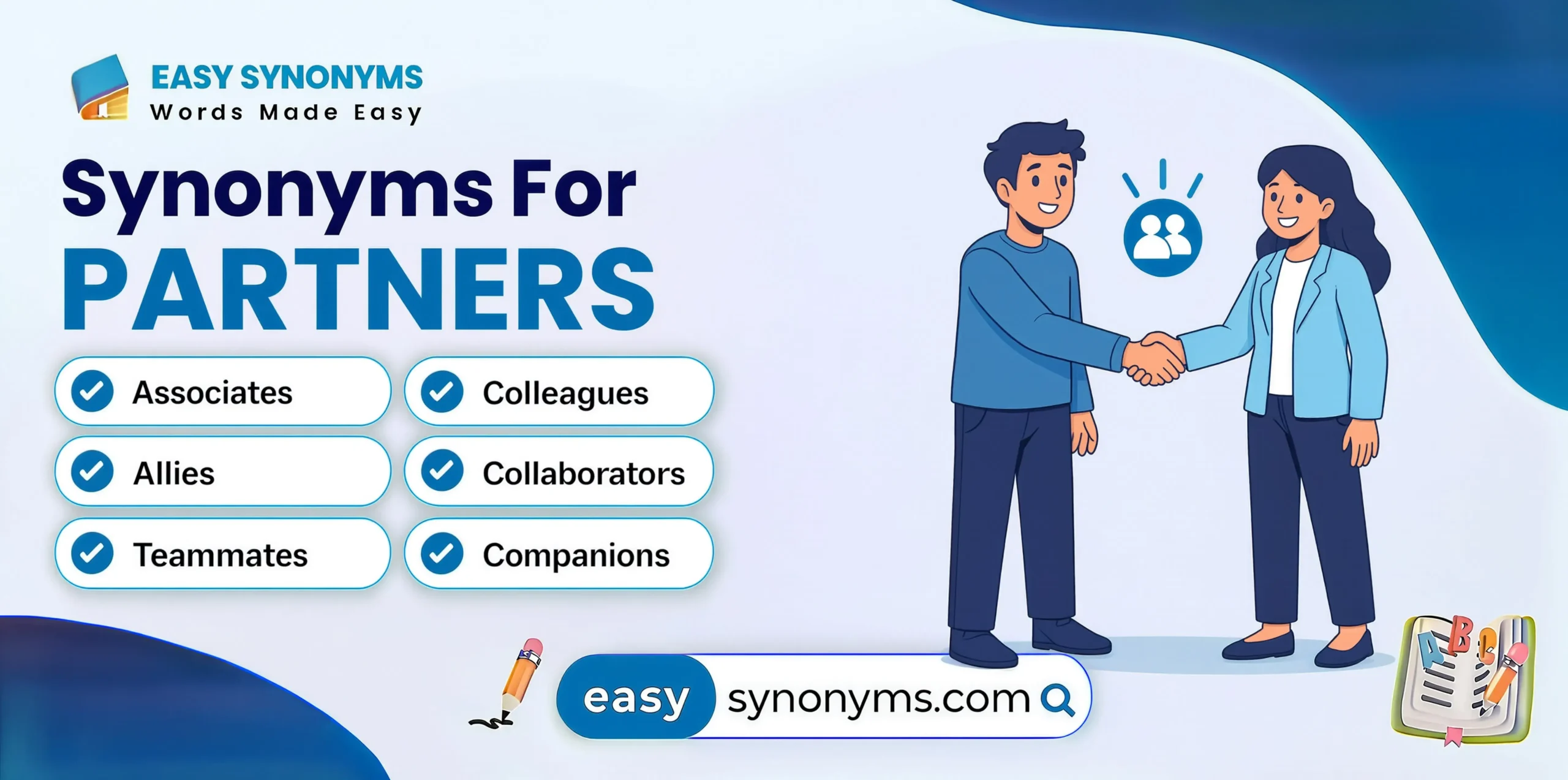 synonyms for partners