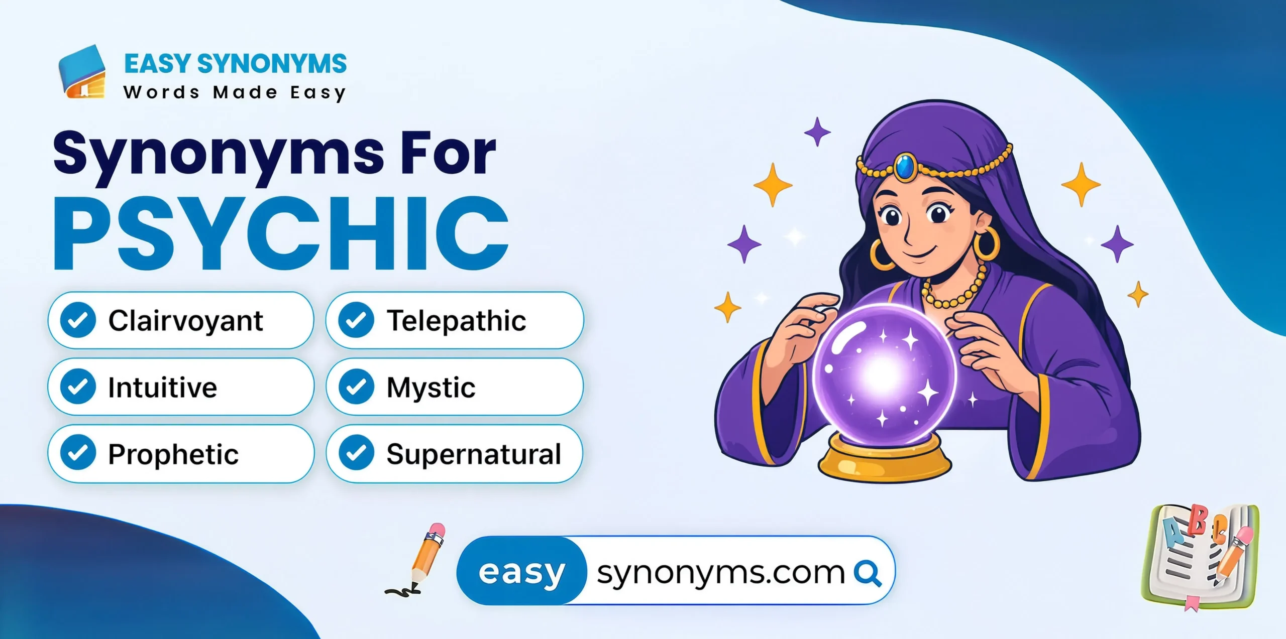 synonyms for psychic