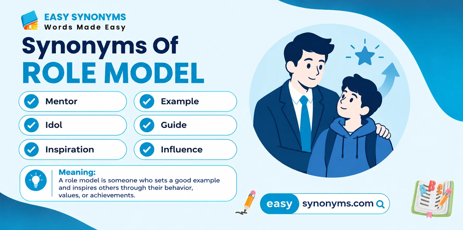 synonyms for role model