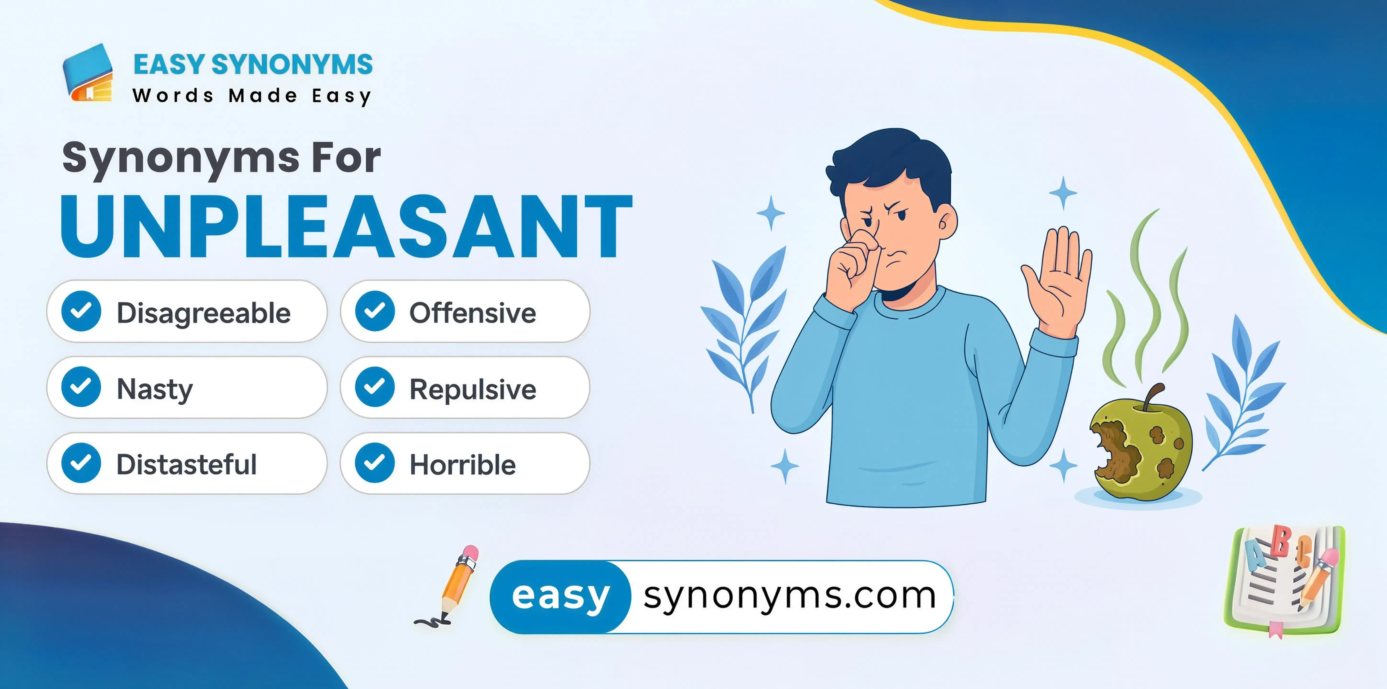 synonyms for unpleasant
