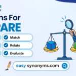 synonyms of compare