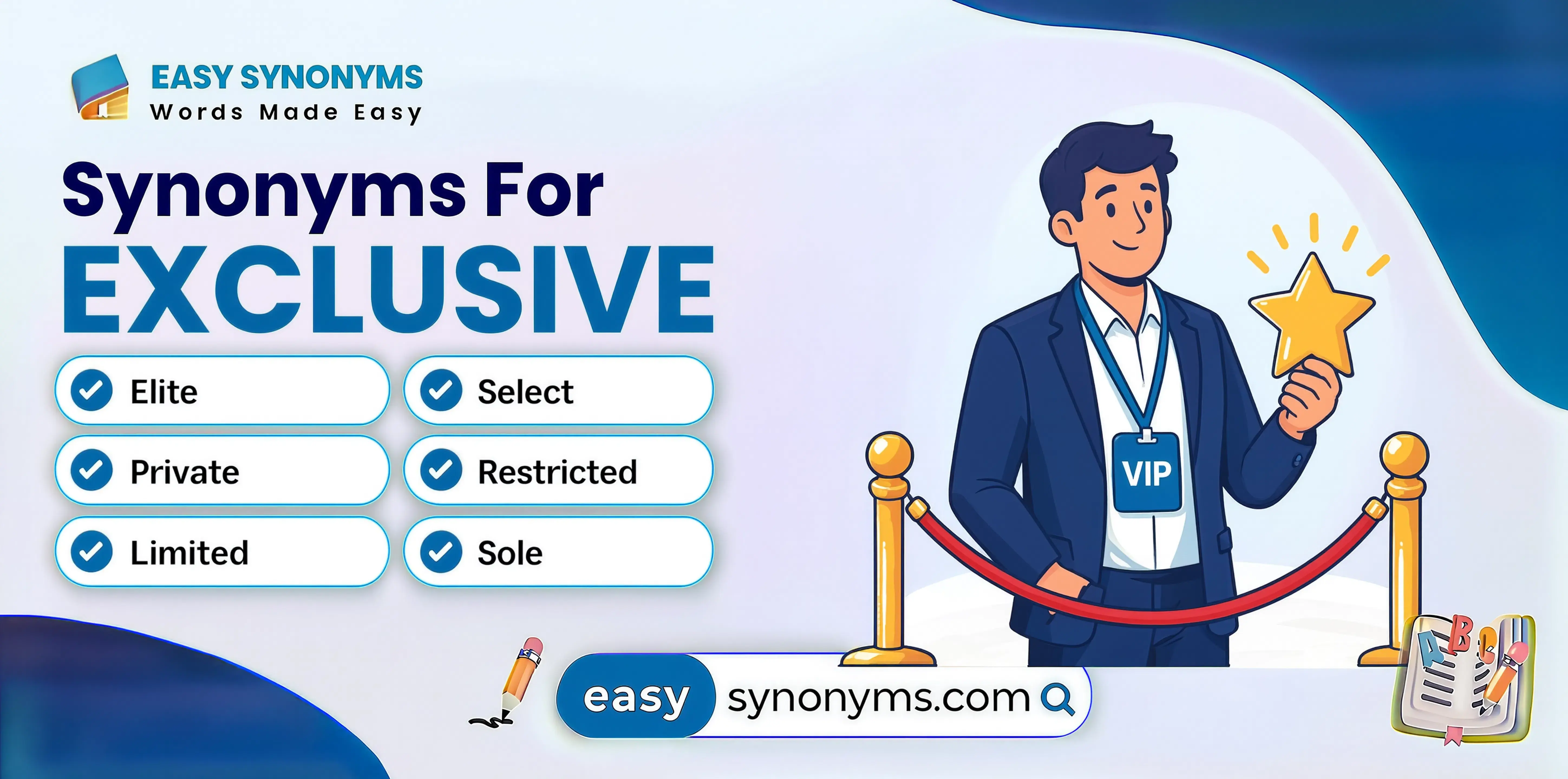 synonyms of exclusive
