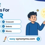 synonyms of lunar