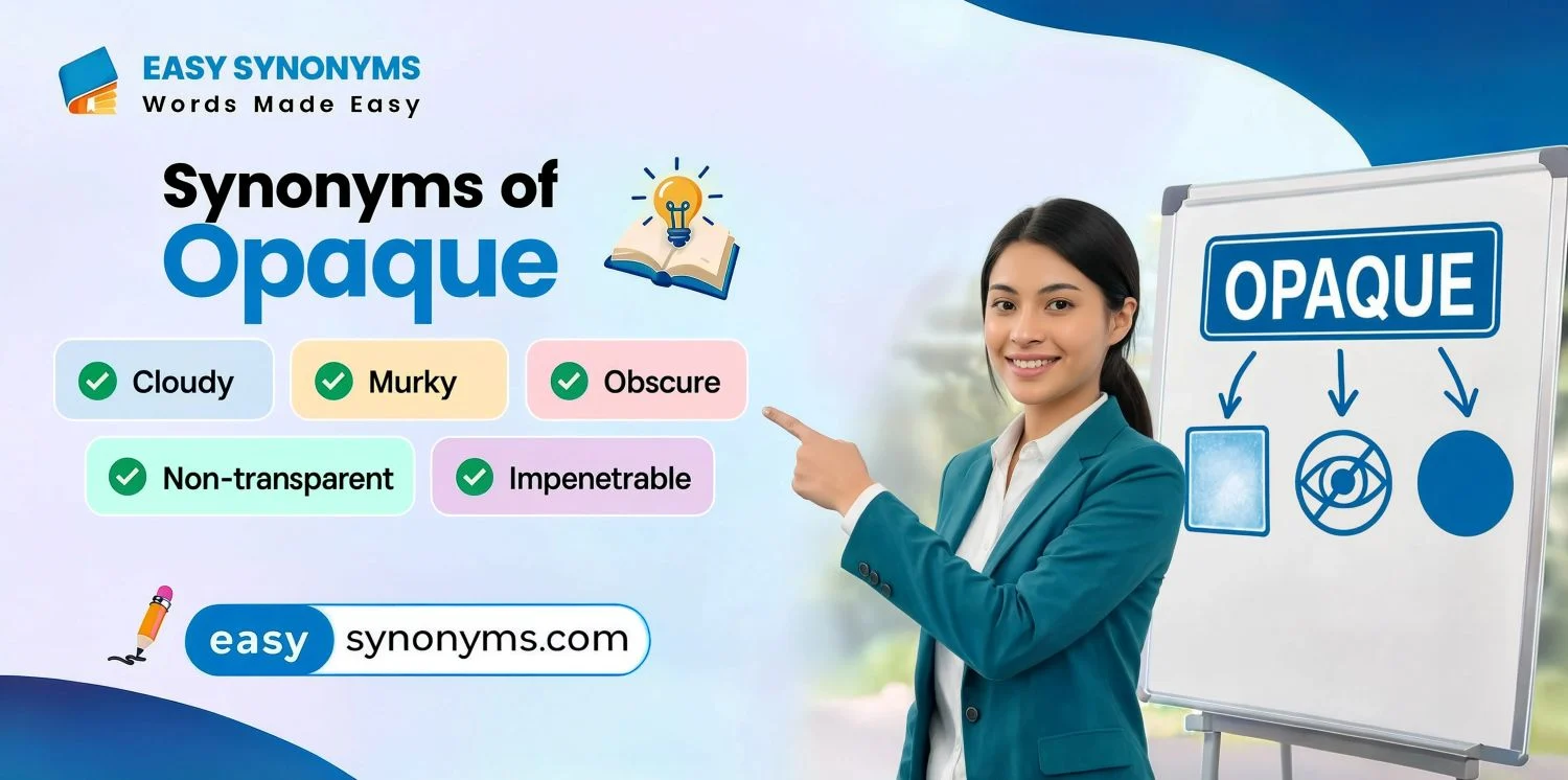 synonyms of opaque