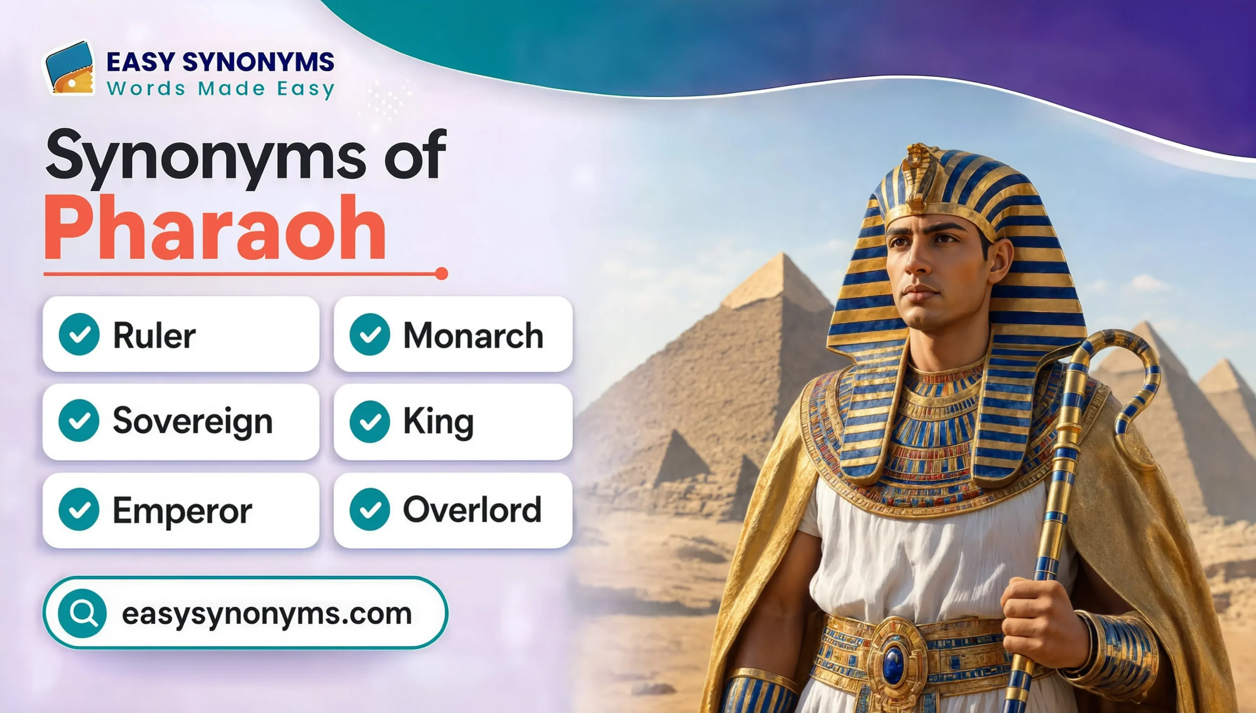 synonyms of pharaoh